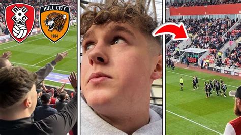 Rotherham Vs Hull City VLOG ABSOLUTE LIIMBS IN THE AWAY END As THE