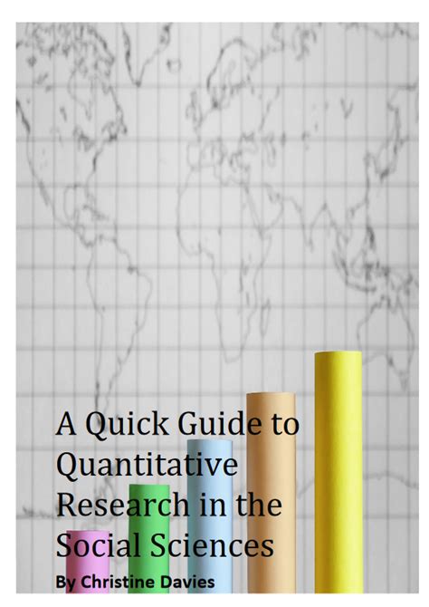 A Quick Guide To Quantitative Research In The Social Sciences Open