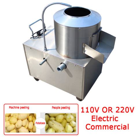 1500w Electric Potato Peeling Machine Commercial Peeler Potato Cleaning