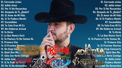 BANDAS MIX 2023 CALIBRE 50 BANDA MS LA ADICTIVA EL FANTASMA