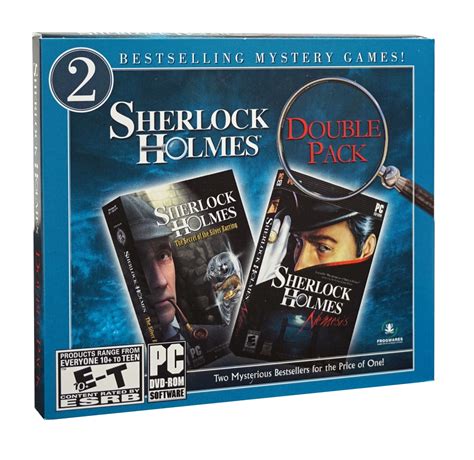 Set of 2 Sherlock Holmes PC DVD-Rom Computer Software Games - Walmart.com