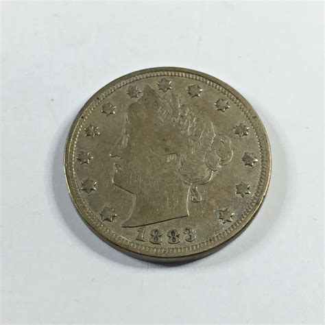 1883 No Cents Liberty Head V Nickel Property Room