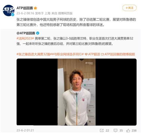 中国球员张之臻法网创造历史 荆楚网 湖北日报网