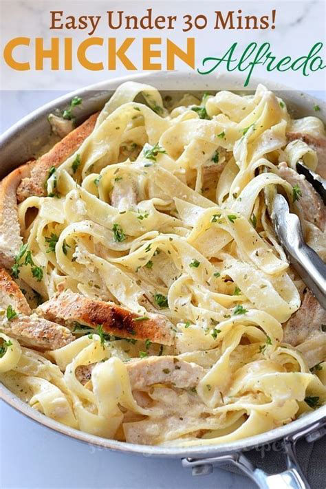 How To Make Chicken Alfredo Pasta With Jar Sauce Foodrecipestory