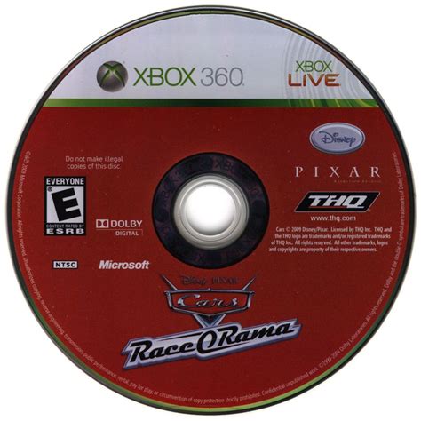 DisneyPixar Cars Race O Rama 2009 PlayStation 2 Box Cover Art