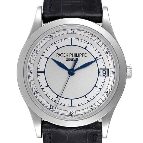 Patek Philippe Calatrava White Gold G Stock Swisswatchexpo