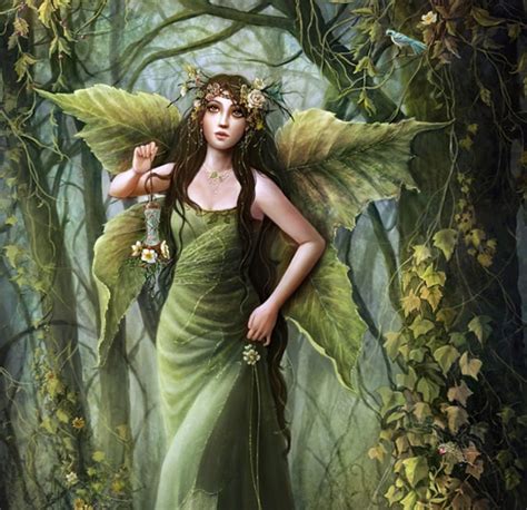 Leaves Of Greens Gorgeous Girl Digital Art Beauty Leaves Fantasy