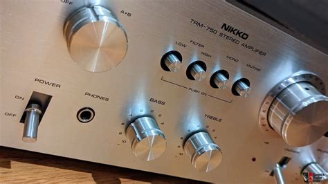 Nikko TRM 750 Rare Vintage Beauty Stereo Amplifier Re Capped