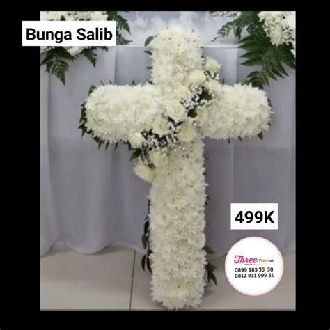 Jual Bunga Salib Karangan Bunga Salib Bunga Salib Dukacita Bunga