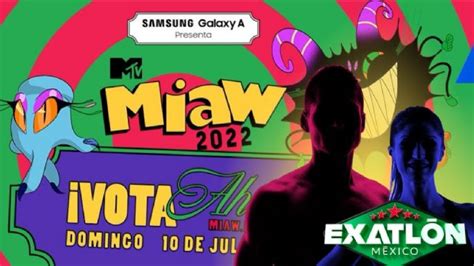 MTV Miaw 2022 Ellos son los atletas de Exatlón México NOMINADOS y