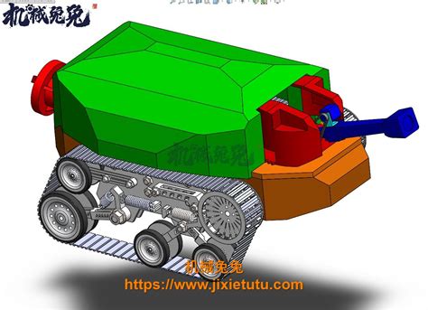 50套橡胶履带底盘三角履带 3d图纸履带机器人底盘三维建模图纸机械兔兔