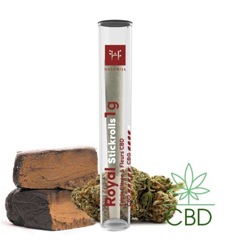 Joint HASCH triple X fleurs CBD pré roulé HASCHILL Folium Boutique