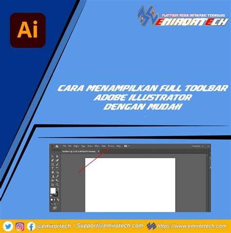 Cara Menampilkan Full Toolbar Adobe Illustrator Dengan Mudah