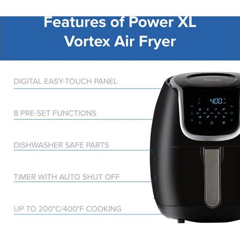 Buy Power Xl Vortex 28l Air Fryer Black Online Electrocityie