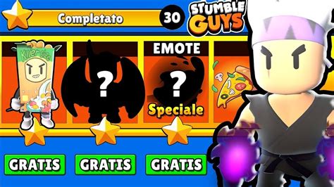 Sblocco Il Nuovo Pass Di Stumble Guys Con La Nuova Emote Speciale Youtube