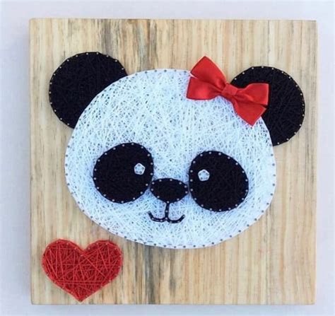 Panda String art by Darshini| Stoned Santa | Personalized Gifts