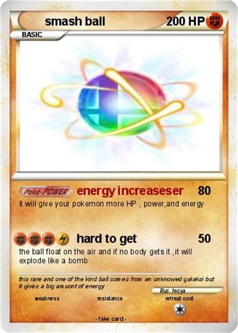 Pokémon Smash Ball 16 16 Energy Increaseser My Pokemon Card