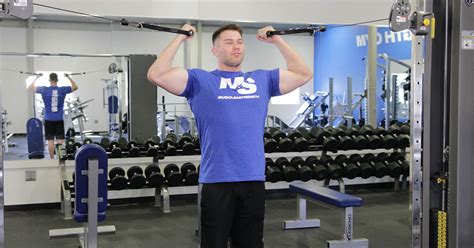 Standing High Pulley Cable Curl Video Exercise Guide Tips