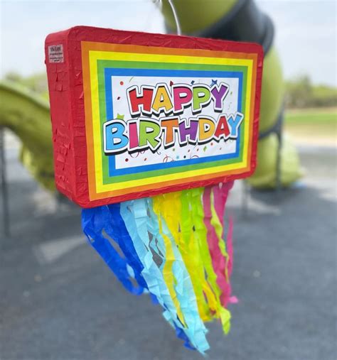 Pinata party Happy Birthday Decorations fun & unique style fits candy ...