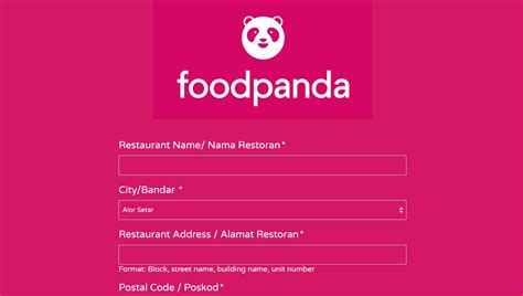 How To Register Your Restaurant With Foodpanda Malaysia Bring It Online