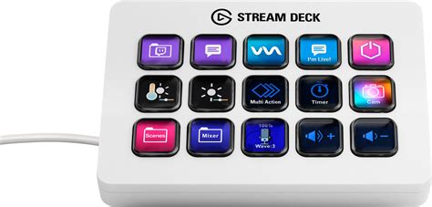 CORSAIR EL GATO MK 2 BLANCO STREAM DECK