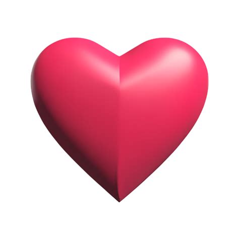 Pink Heart 3d Rendering Icon Illustration 29252981 Png