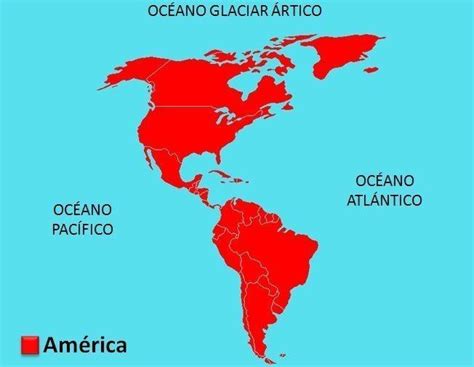 Límites Geográficos Del Continente Americano Brainlylat