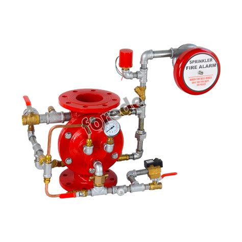 Stainless Steel Alarm Gong Deluge Valve With Trim For Fire Fighting