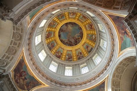 Dome of Les Invalides editorial photography. Image of architecture ...