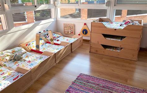 Mini Camas Montessori Apilables Cama Montessori Dise O De Guarder A