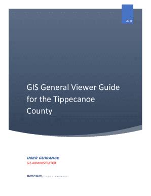 Fillable Online GIS General Viewer Guide For The Tippecanoe County