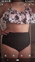 Aoqussqoa Damen Badeanzug R Schen Hals H Ngen Bikini Sets Zweiteilige Bademode Mit Hoher Taille