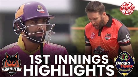 1st Innings Highlights Brampton Wolves Vs Bangla Tigers Mississauga