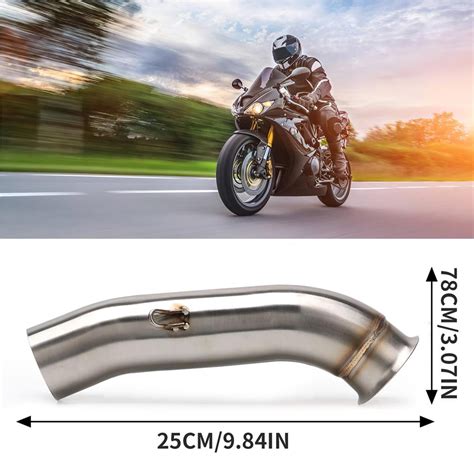 Buy Stainless Steel Motorcycle Exhaust Pipe Eliminating Noise