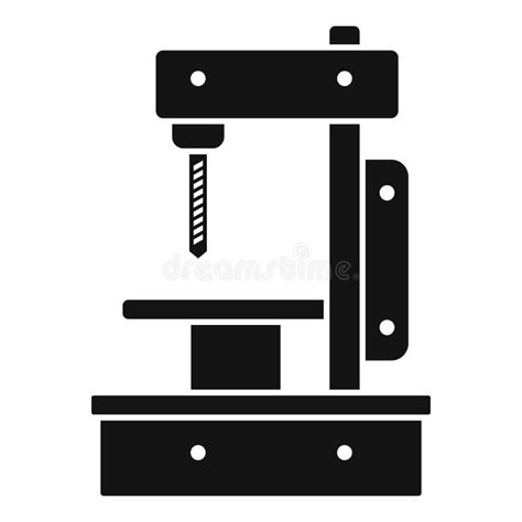 Metal Fresadora Icono Estilo Simple Ilustraci N Del Vector