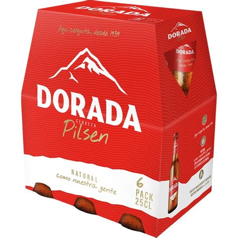 Cerveza Rubia Pilsen Pack Botellas Cl Dorada Supermercado El