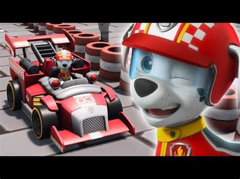 Paw Patrol Grand Prix Race In Barkingburg Marshall Youtube