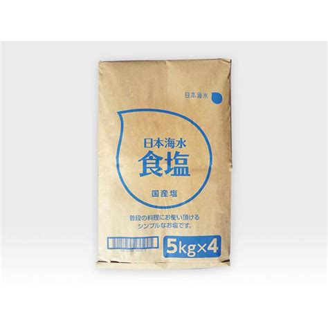 日本海水 食塩 5kg×4 コナッツフルーツ 通販 Yahooショッピング