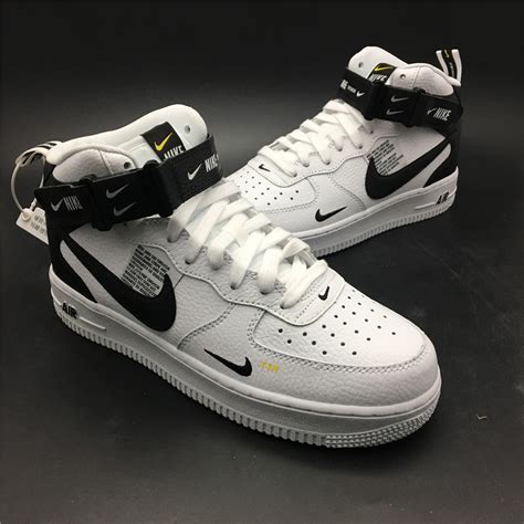 Nike Air Force 1 Mid Utility White Black For Sale – New Jordans 2018