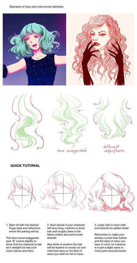 Drawing Hairstyles For Your Characters Drawing On Demand How To