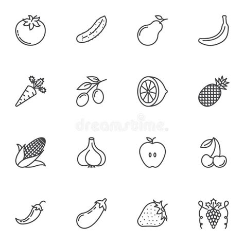 Lemon Fruit Icons Symbols Set Stock Illustrations 494 Lemon Fruit Icons Symbols Set Stock