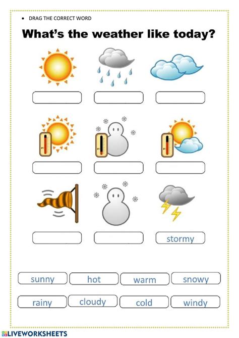 Clima Em Ingles Atividades ENSINO