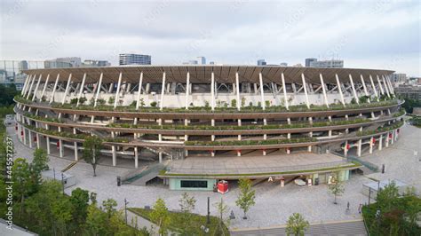 Tokyo Olympic Stadium / Japan National Stadium (photo taken July 2021 ...