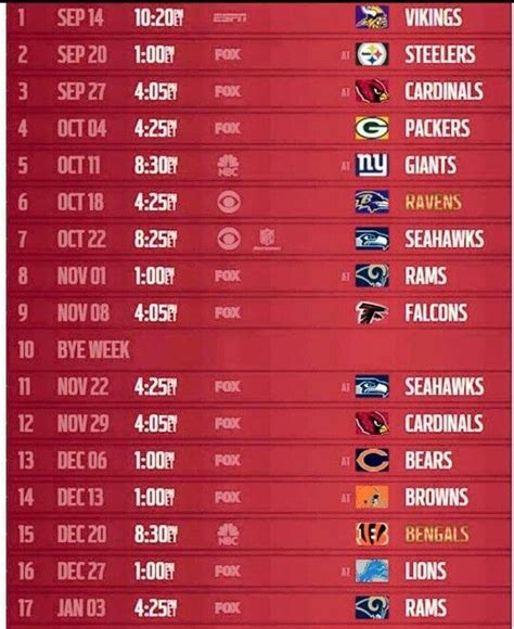 2015 schedule GO NINERS!!!!! WHOOOO CAN'T WAIT FOR FOOTBALL TO START ...