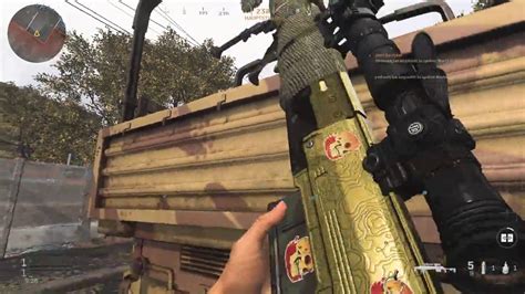 Call Of Duty Modern Warfare Gold Camo On Hdr Sniper How It Looks