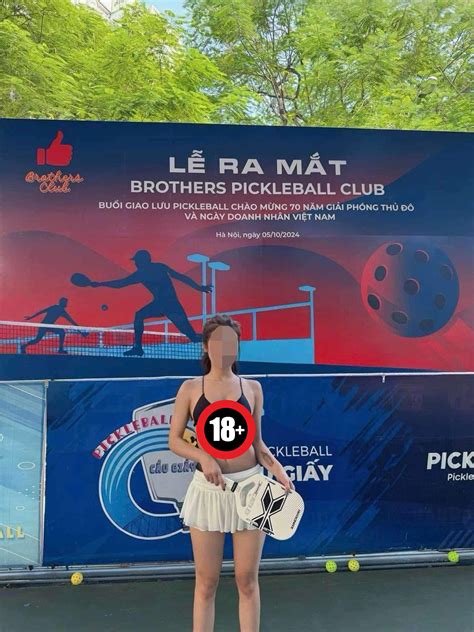 Hot girl chính chủ lên tiếng về bức ảnh pickleball đang rất hot trên MXH