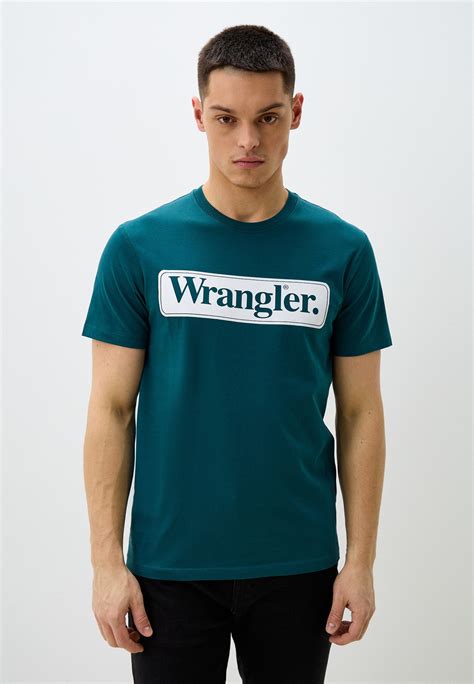 Футболка Wrangler, цвет: зеленый, RTLADX846601 — купить в интернет ...