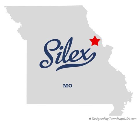 Map of Silex, MO, Missouri