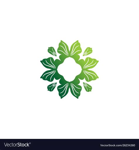 Leaf logo template Royalty Free Vector Image - VectorStock