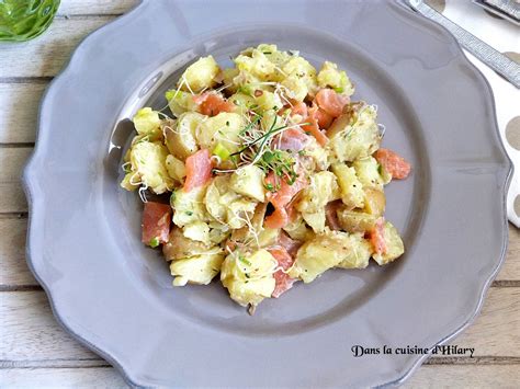 Dans La Cuisine D Hilary Salade De Pommes De Terre Truite Fum E Et